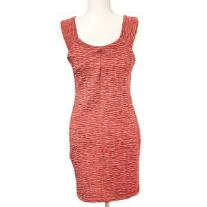 Poetry bodycon bandage dress. Crinkle fabric. Sz L